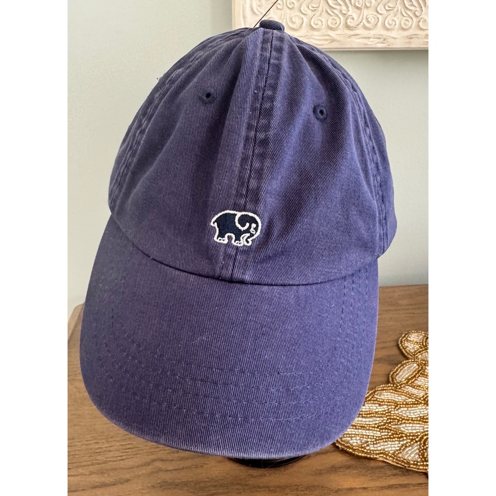 Elephant Logo Navy Blue Baseball Cap Casual‎ Everyday Adjustable Hat